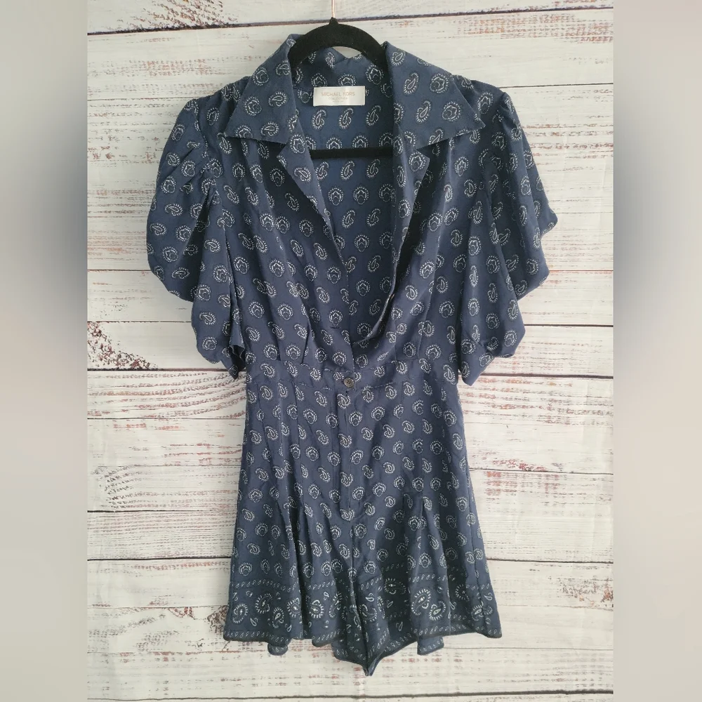 Michael Kors Collection S2 Silk Romper